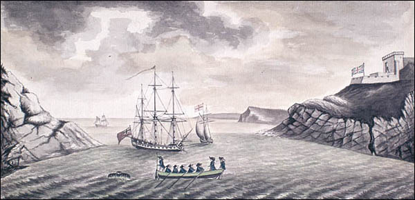 Navires militaires à St. John's, 1786