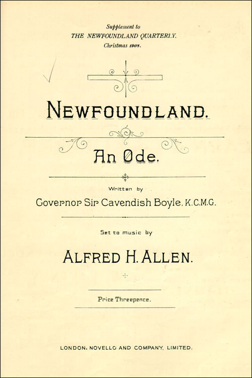 Ode to Newfoundland