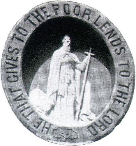 Le sceau de l'organisme philanthropique Benevolent Irish Society