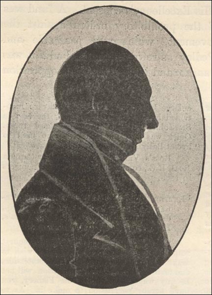 Silhouette de William Carson, s.d.