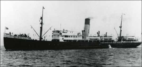 Le SS Caribou, vers les années 1920-1940 