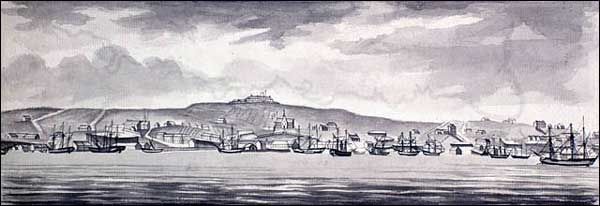 St. John''s et Fort Townsend, 1786
