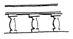 BALUSTRADE (fém.) BALUSTRADE (fém.)