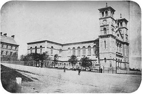 La cathédrale de St. John's, vers 1860