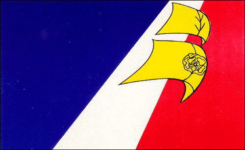 Drapeau des francophones de Terre-Neuve-et-Labrador