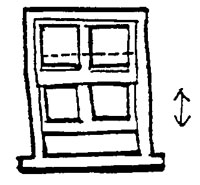 FENÊTRE À GUILLOTINE SIMPLE FENÊTRE À GUILLOTINE SIMPLE