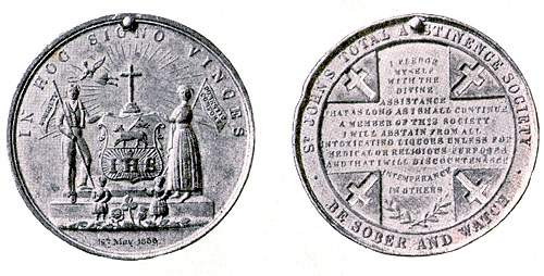 Médaille de la Total Abstinence Society de St. John's