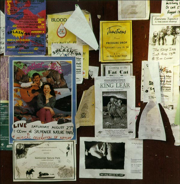 Panneau d'affichage du centre-ville de St. John's, 1994 Panneau d'affichage du centre-ville de St. John's, 1994
