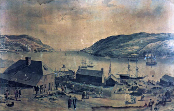 King's Beach, St. John's, vers 1780 King's Beach, St. John's, vers 1780