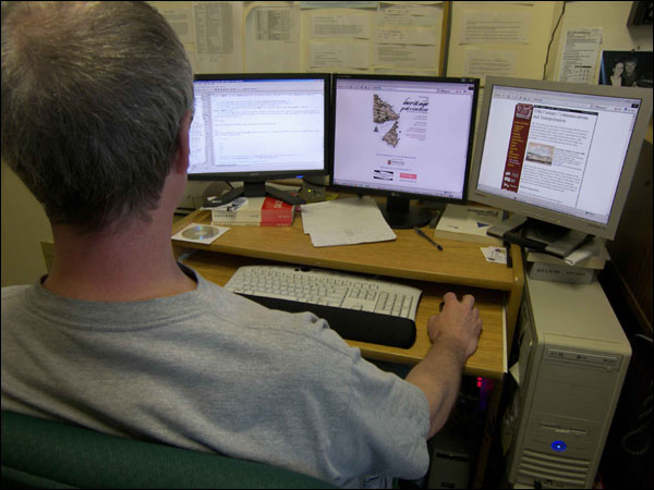 Le poste de travail du site Web du Patrimoine de Terre-Neuve-et-Labrador, 2008