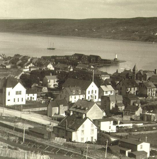 La rive d'Harbour Grace, vers 1911