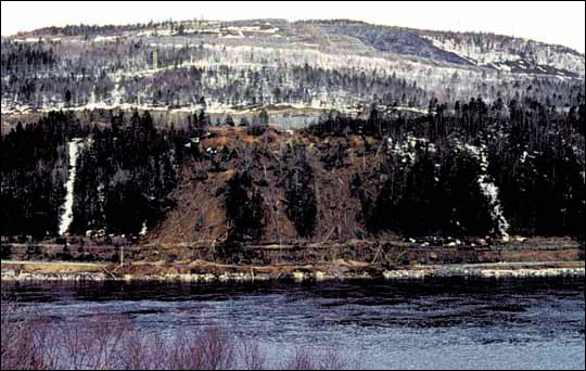 Riverside Drive Landslide, Corner Brook, 1994