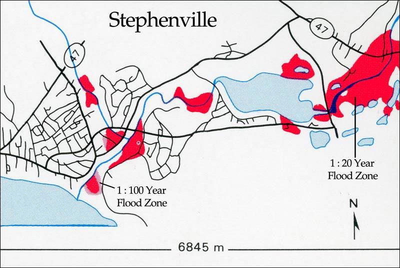 Stephenville Flood Risk Zone Map Stephenville Flood Risk Zone Map