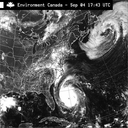 Tropical Storm Eduardo and Hurricane Fran; September 1996