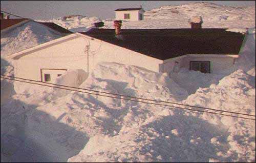 Buried House, Winter Storm of March 1995