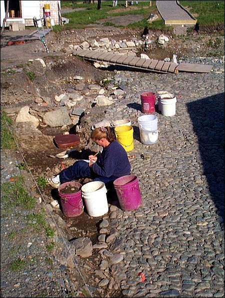 Archaeological dig, Ferryland