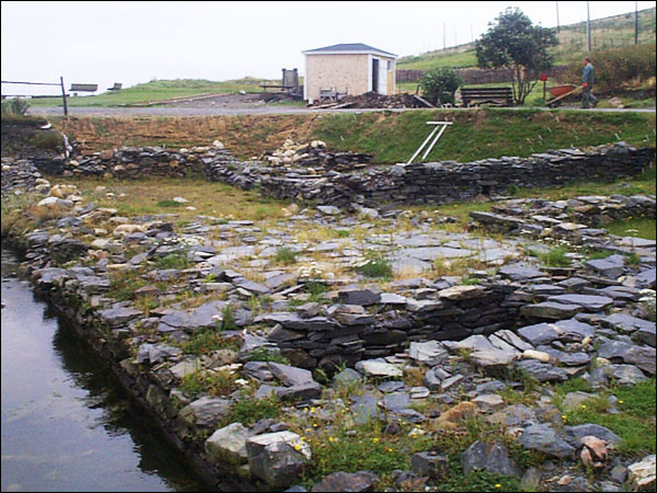 Ruins of the 17th-Century Waterfront at the Colony of Avalon