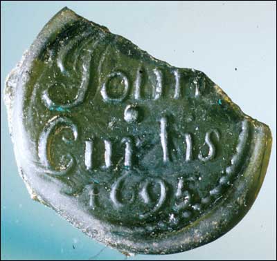 Bottle Seal John Curtis 1695