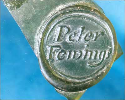 Bottle Seal Peter Fewings