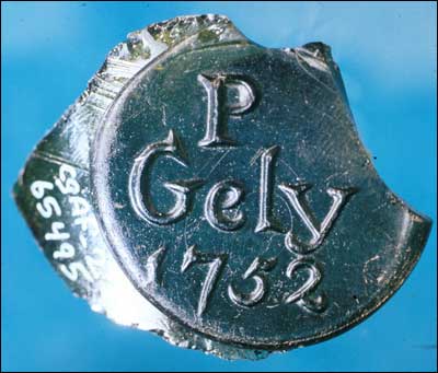 Bottle Seal P Gely 1752