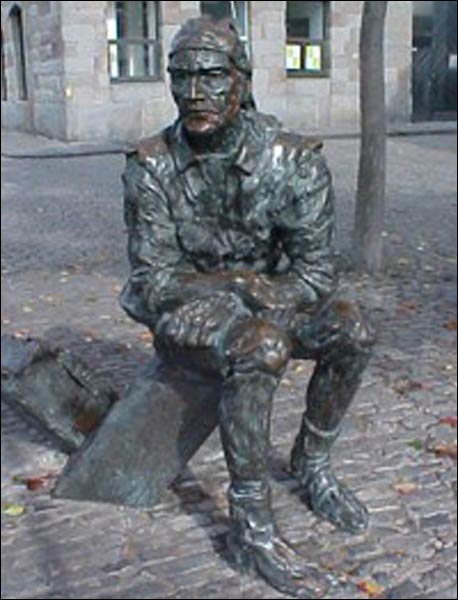 A Bronze Statue of John Cabot by Stephen Joyce