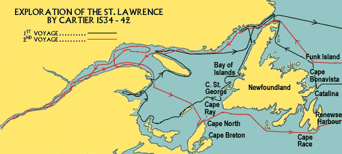 the route of jacques cartier