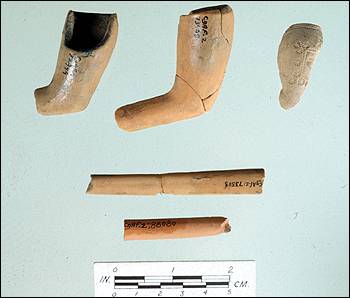 Fragments of Red Clay Pipes (Fld-247)