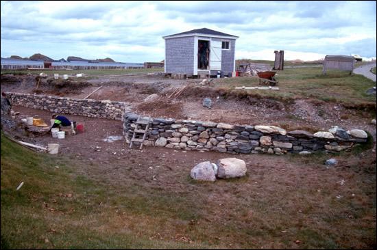 Reconstructed Counterscarp, Looking North Reconstructed Counterscarp, Looking North