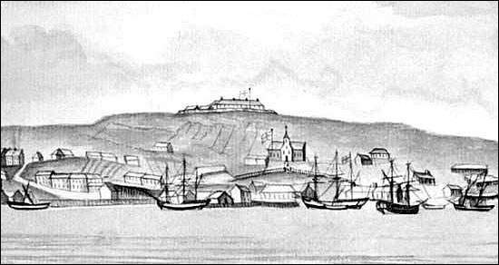 Fort Townshend, St. John's, ca. 1796 Fort Townshend, St. John's, ca. 1796