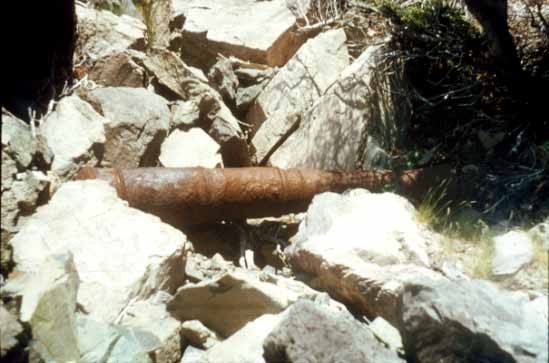 French Era Cannon Lying in Ruin at Castle Hill