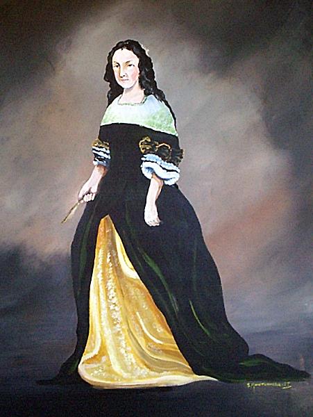 Joan Calvert (?-1630), the first Lady Baltimore