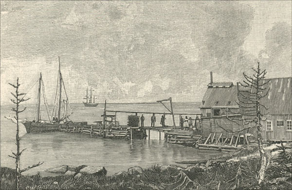 Messrs. Forest and Shearer's Lobster Factory, Brig Bay, N.W. Coast