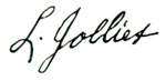 Signature of Louis Jolliet Signature of Louis Jolliet