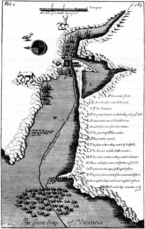 Map of Placentia, 1703