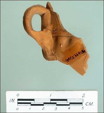 Handle and Body, Terra Sigillata Bowl (Fld-388) Handle and Body, Terra Sigillata Bowl (Fld-388)