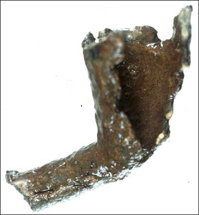 Pewter Tobacco Pipe Fragment (Fld-160)