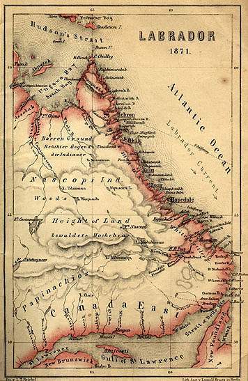 Moravian Map, 1871 Moravian Map, 1871