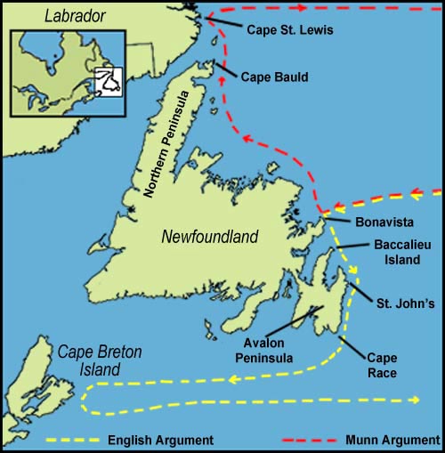 The Routes Argued by English and Munn