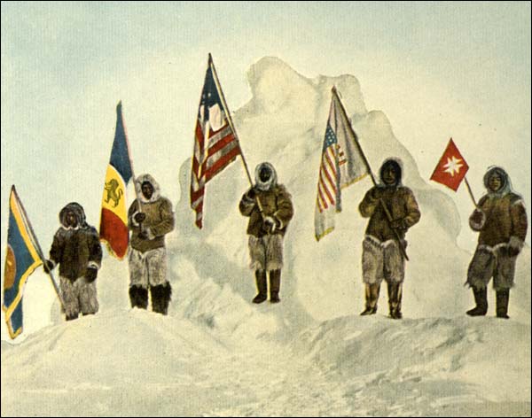 At the North Pole, 6-7 April 1909