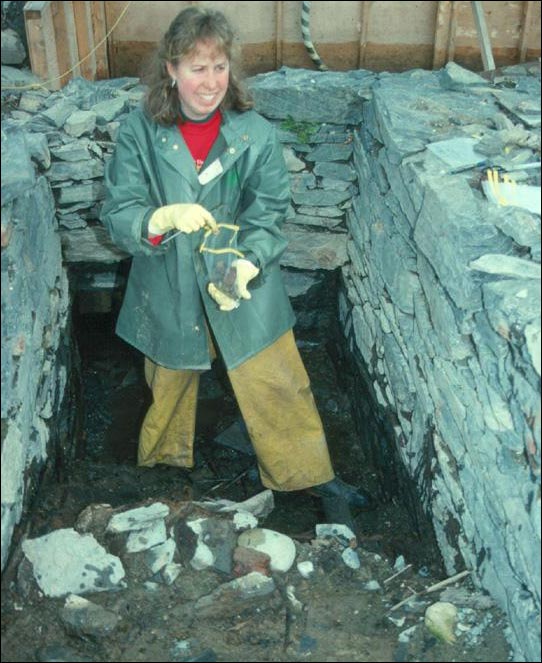 Archaeologist in the Privy