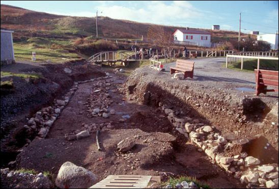 Defensive Ditch Showing Scarp and Counterscarp