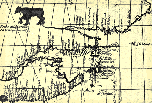 Sebastian Cabot's World map, ca. 1544