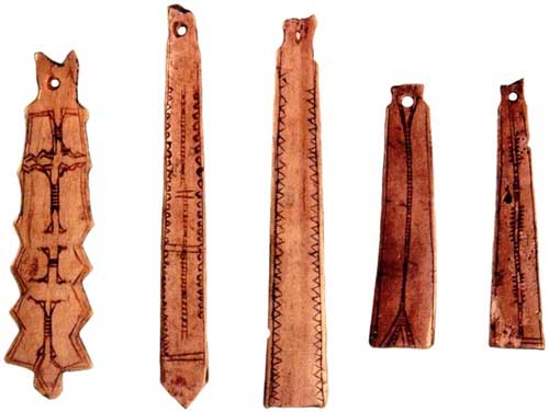 Beothuk Carved Bone Objects
