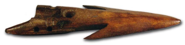 Self-Pointed Bone Harpoon