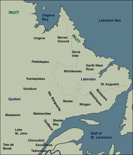 Innu Bands in the Early 1880s