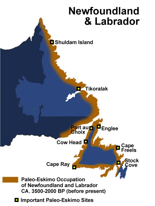 Palaeo-Eskimo Occupation of Newfoundland and Labrador, ca. 3500-2000 Years BP