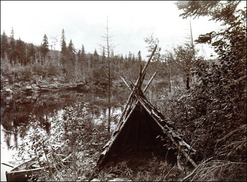 A Deserted Wigwam, ca. 1890