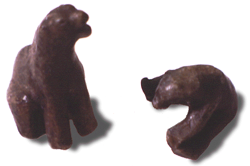 Soapstone Bear Cubs from Northern Labrador