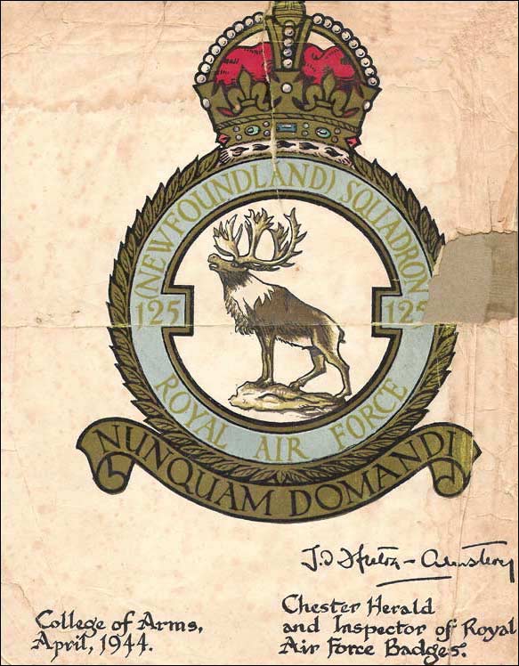Crest of the No. 125 (Newfoundland) Squadron