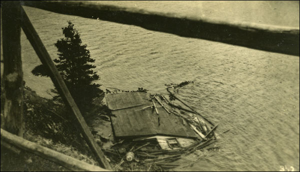 Destroyed House, ca. November 1929 Destroyed House, ca. November 1929